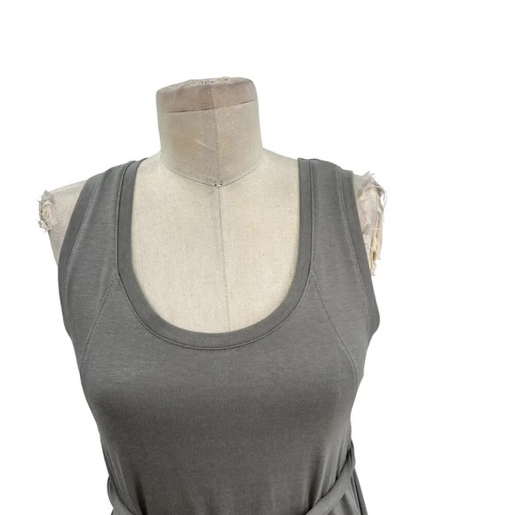 United by Blue Gray Organic Cotton Tencel Tank Dress Mini Size‎ Small - Picture 2 of 10